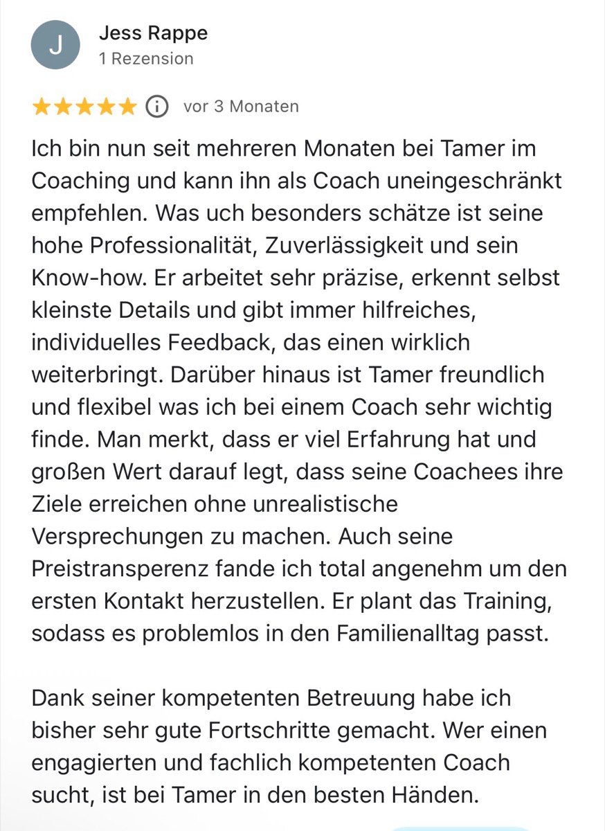 Google-Rezension von Jessi