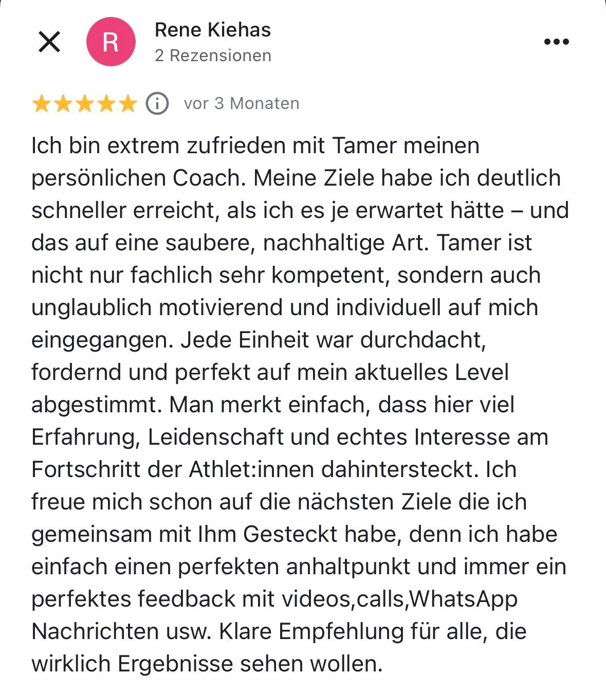 Google Rezension Rene