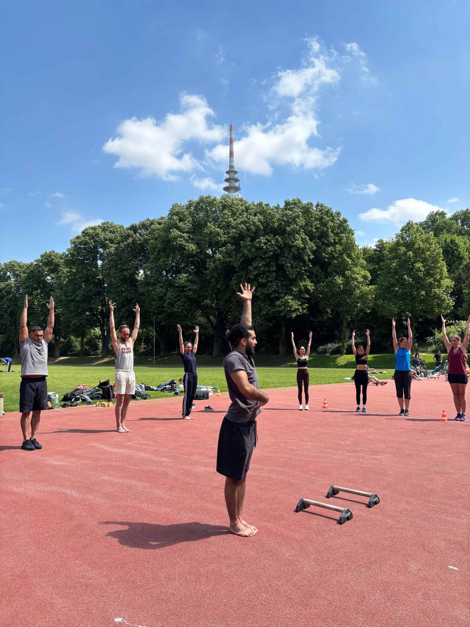 Tamer Eskin beim Coachen